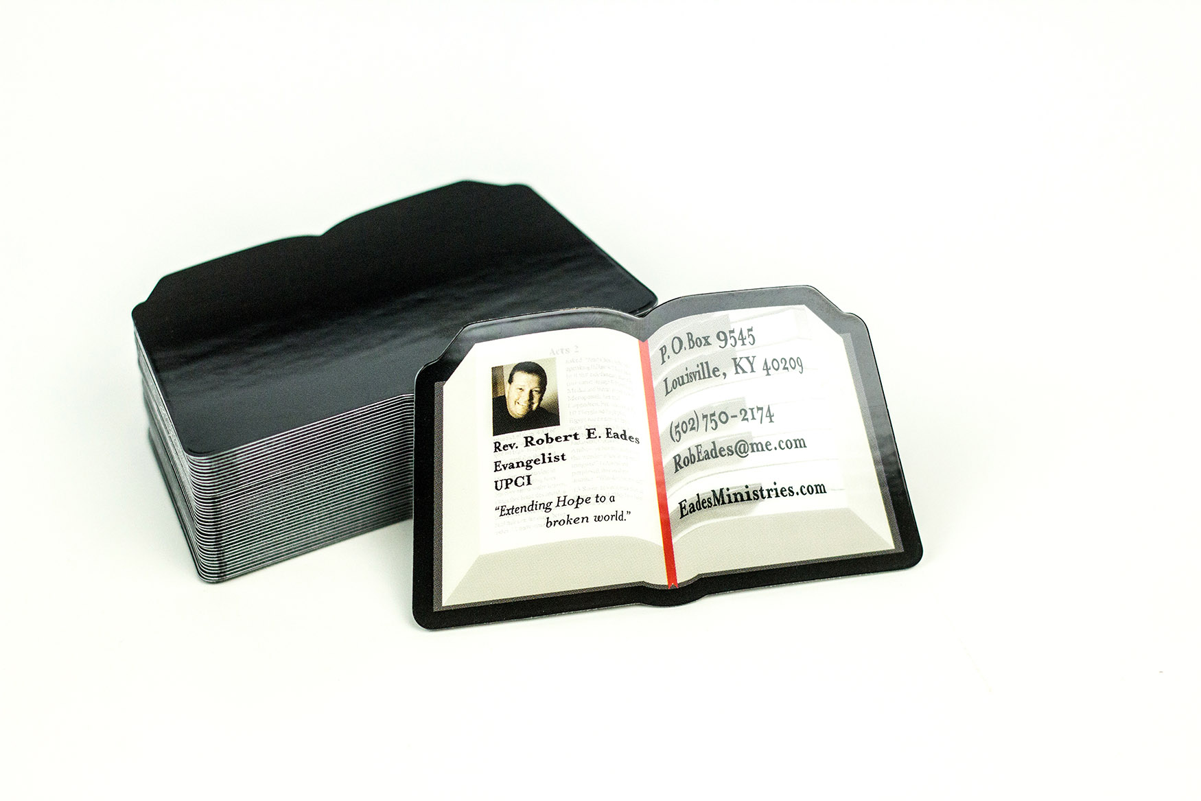 Book Shaped Business Card